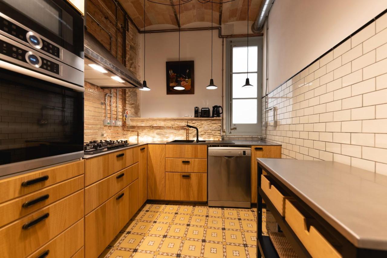 Bravissimo Les Rajoles, Unique 3-Bedroom Apartment 赫罗纳 外观 照片